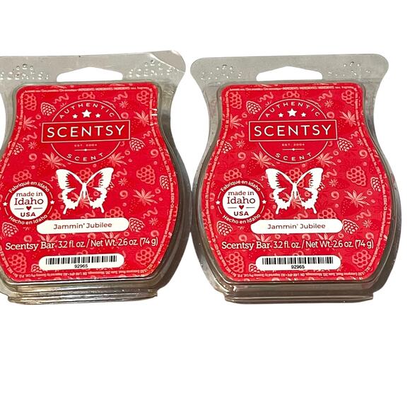 Scentsy Wax Bar Jammin’ Jubilee Limited Release 2024 Lot of 2 Retired Scent - Picture 1 of 7
